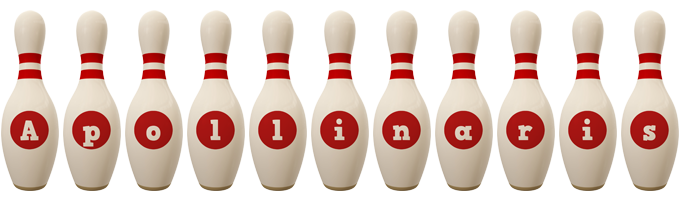 Apollinaris bowling-pin logo