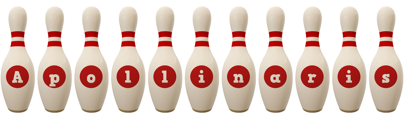 Apollinaris bowling-pin logo
