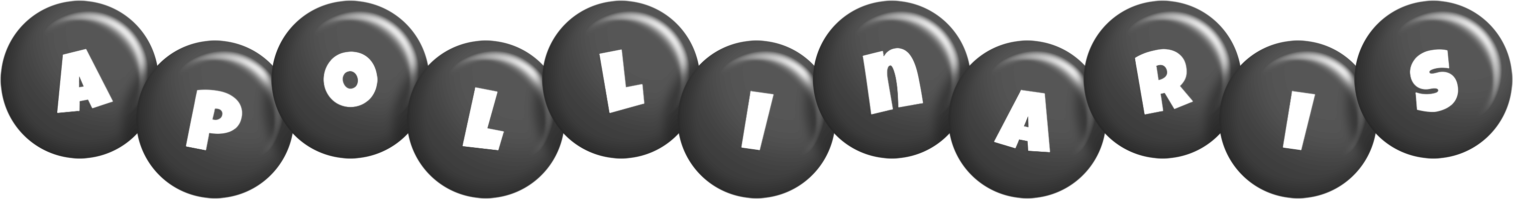 Apollinaris candy-black logo