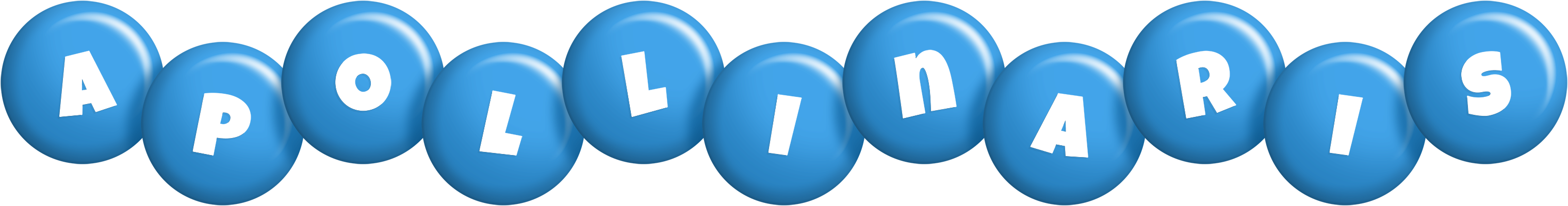Apollinaris candy-blue logo