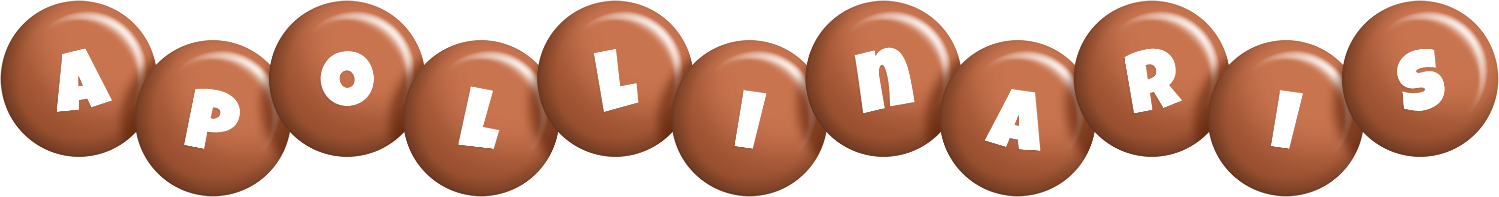 Apollinaris candy-brown logo