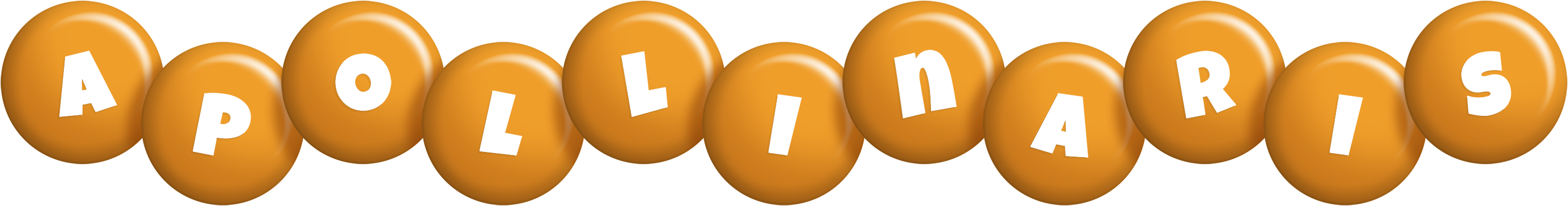 Apollinaris candy-orange logo