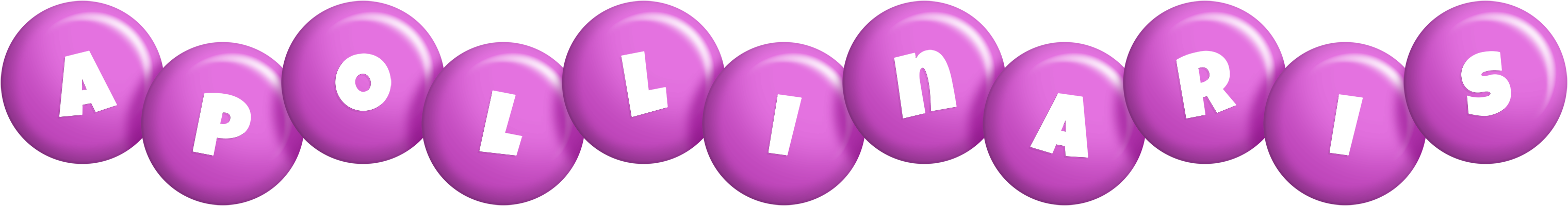 Apollinaris candy-purple logo