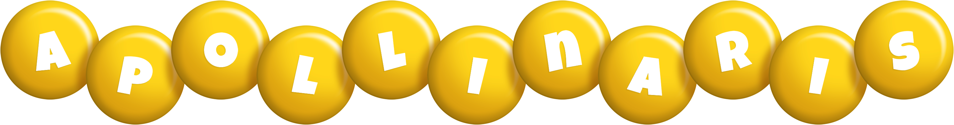 Apollinaris candy-yellow logo
