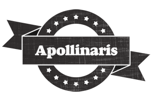 Apollinaris grunge logo