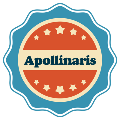 Apollinaris labels logo