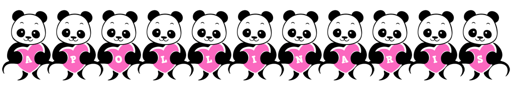 Apollinaris love-panda logo