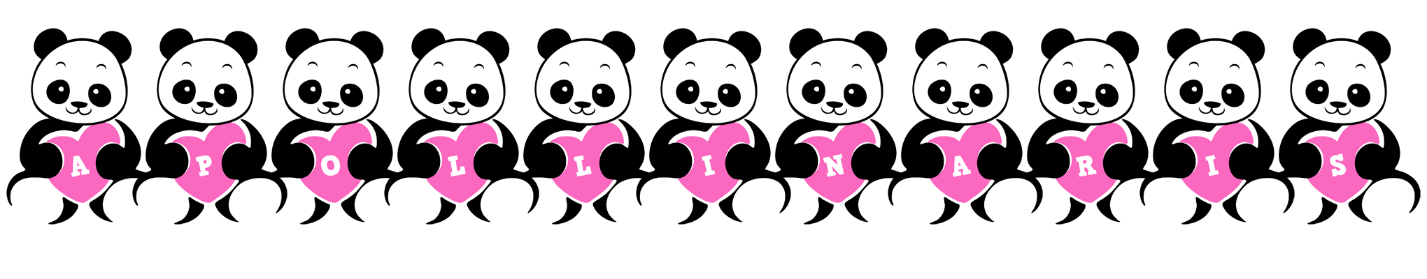 Apollinaris love-panda logo