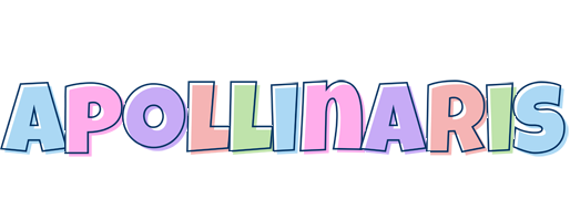 Apollinaris pastel logo