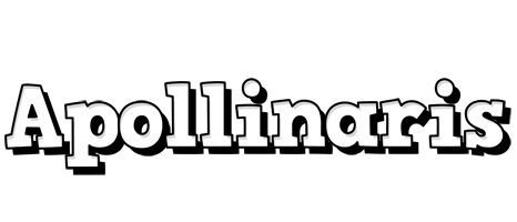 Apollinaris snowing logo