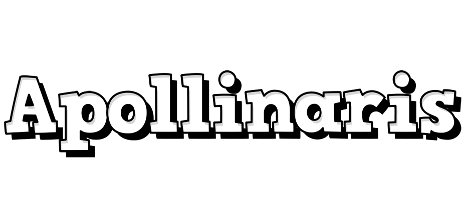 Apollinaris snowing logo