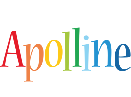 Apolline birthday logo