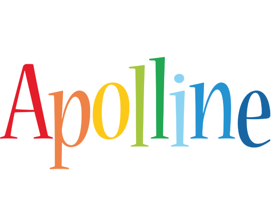 Apolline birthday logo