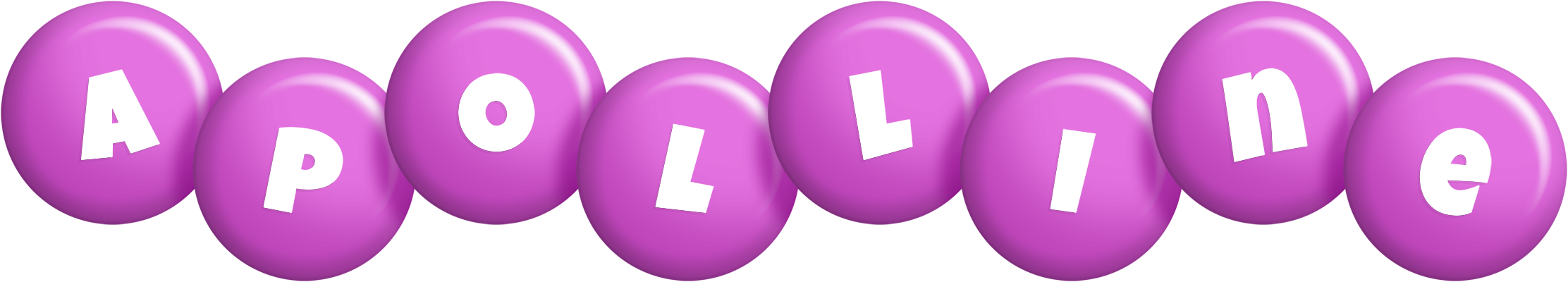 Apolline candy-purple logo