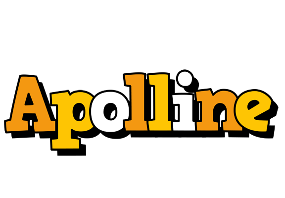 Apolline cartoon logo