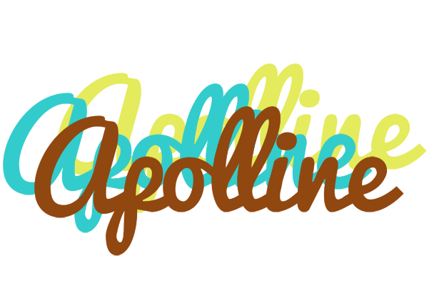 Apolline cupcake logo