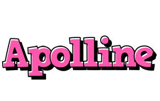 Apolline girlish logo