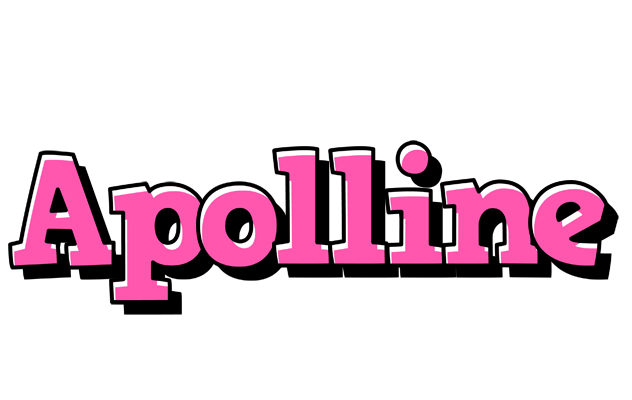 Apolline girlish logo