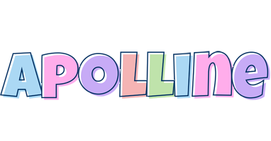 Apolline pastel logo