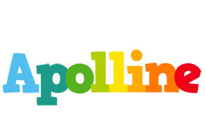 Apolline rainbows logo