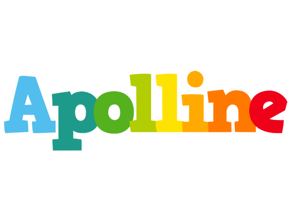 Apolline rainbows logo