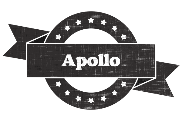 Apollo grunge logo