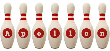 Apollon bowling-pin logo