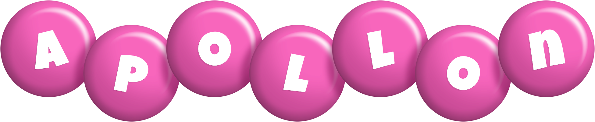 Apollon candy-pink logo