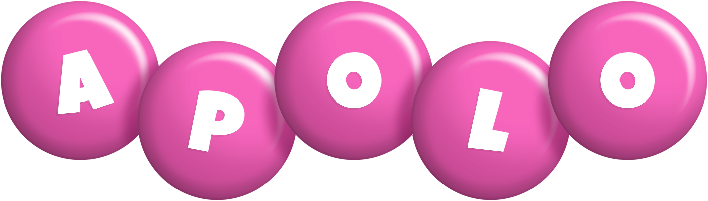 Apolo candy-pink logo