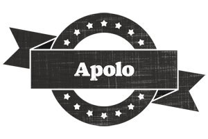 Apolo grunge logo