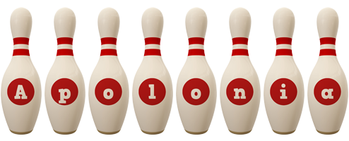 Apolonia bowling-pin logo