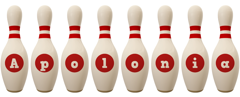 Apolonia bowling-pin logo