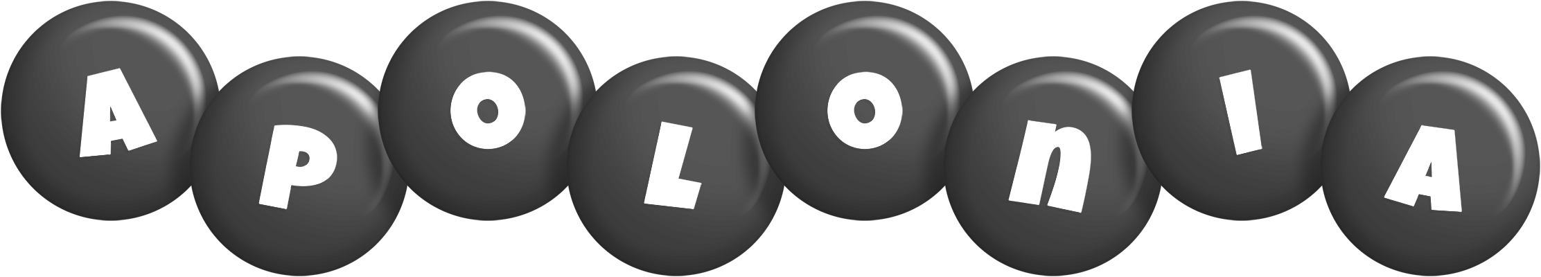 Apolonia candy-black logo