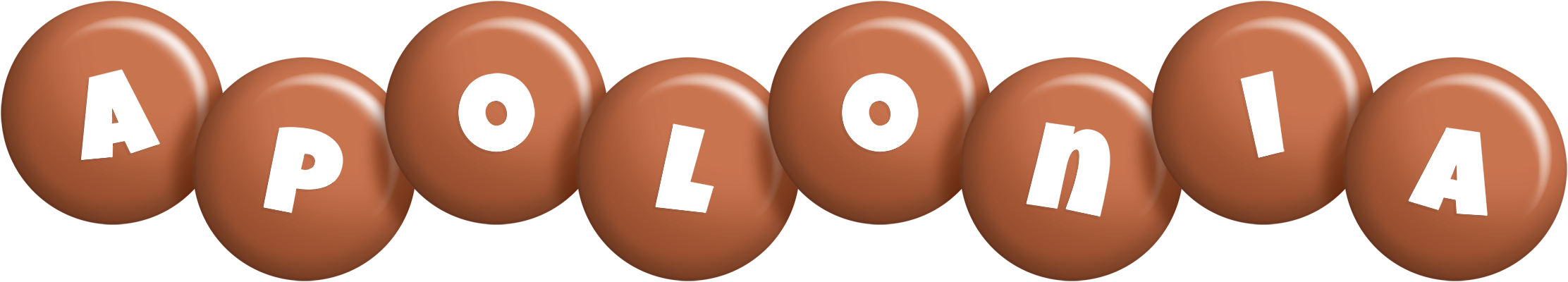 Apolonia candy-brown logo