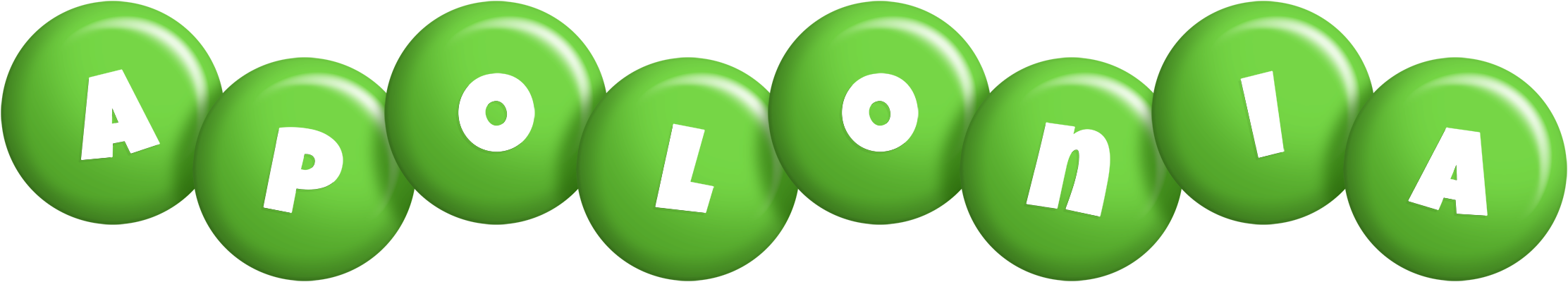 Apolonia candy-green logo