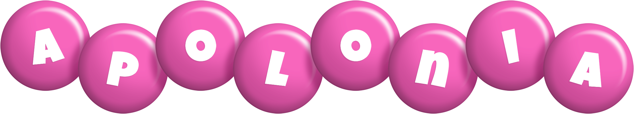 Apolonia candy-pink logo