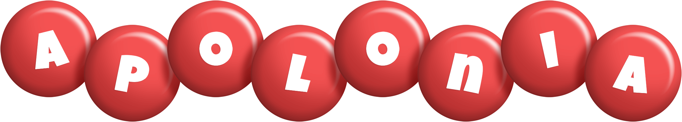 Apolonia candy-red logo
