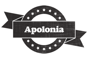 Apolonia grunge logo