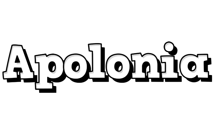 Apolonia snowing logo