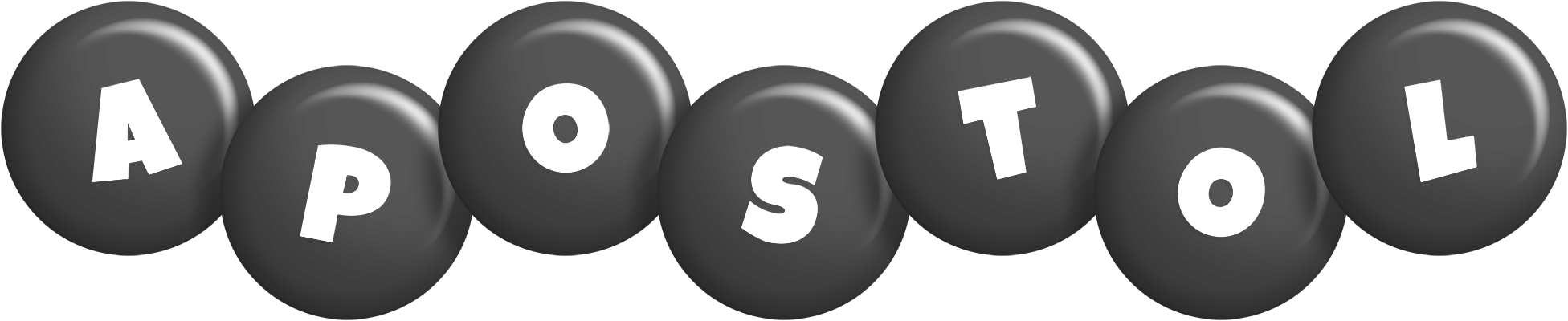 Apostol candy-black logo