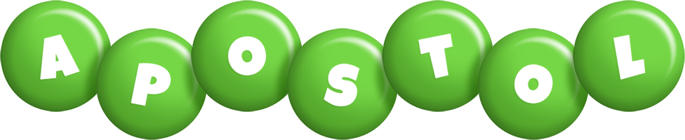 Apostol candy-green logo
