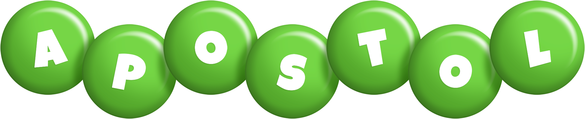 Apostol candy-green logo
