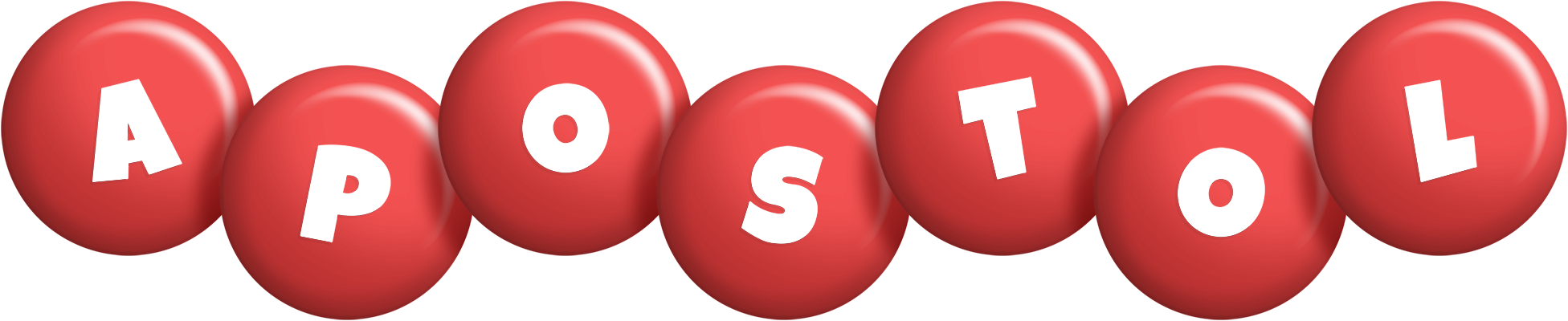 Apostol candy-red logo