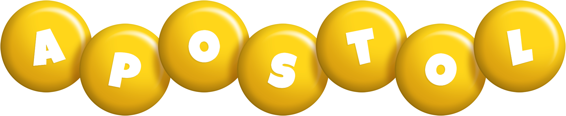 Apostol candy-yellow logo