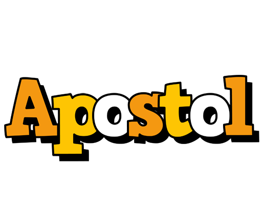 Apostol cartoon logo