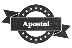 Apostol grunge logo
