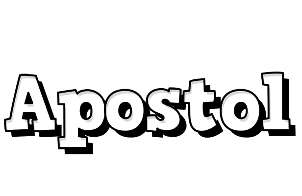 Apostol snowing logo