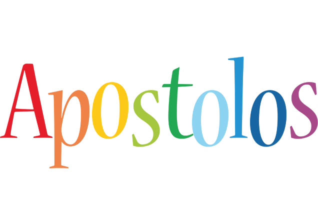 Apostolos birthday logo
