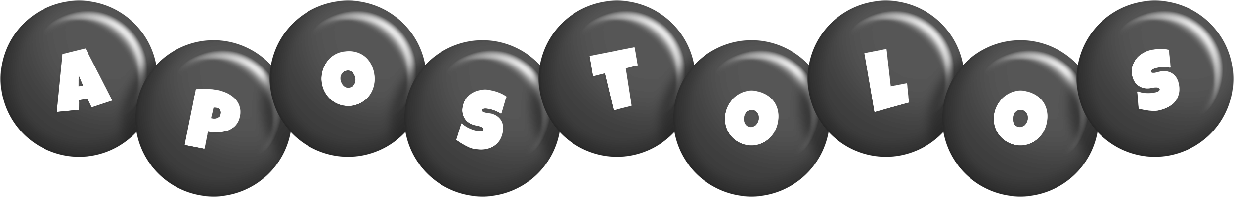 Apostolos candy-black logo