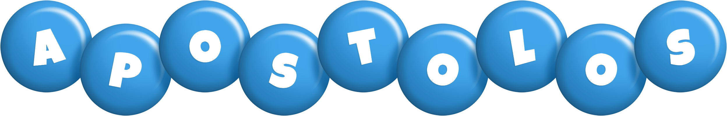 Apostolos candy-blue logo